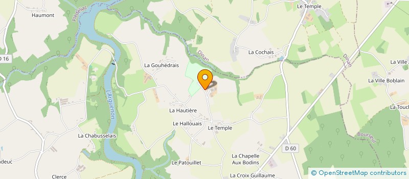 localisation de l'entreprise EARL FELIN  JUGON-LES-LACS