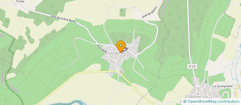 localisation de l'entreprise EARL FELIX DES LYS  CHAMPVOISY