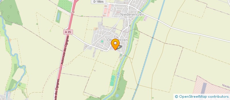 localisation de l'entreprise EARL FERME BINGLER  OBERENTZEN