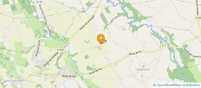 localisation de l'entreprise EARL FERME CAZENAVE  GABASTON