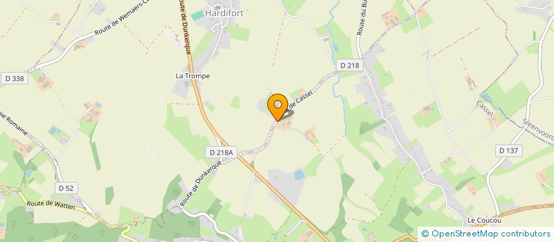 localisation de l'entreprise EARL FERME COURTOIS  CASSEL