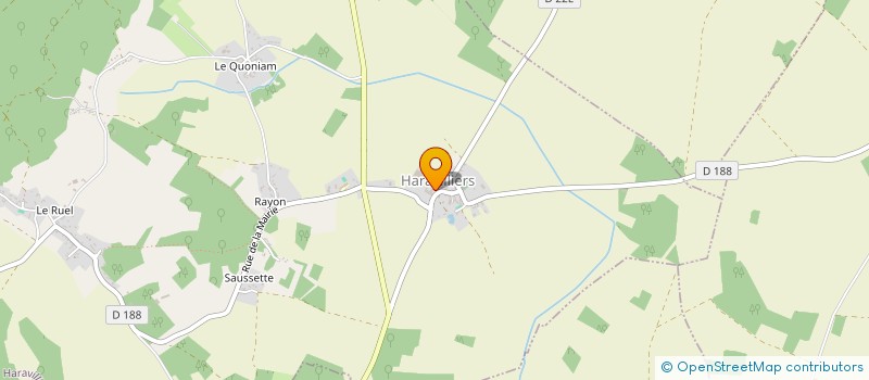 localisation de l'entreprise EARL FERME D HARAVILLIERS  HARAVILLIERS