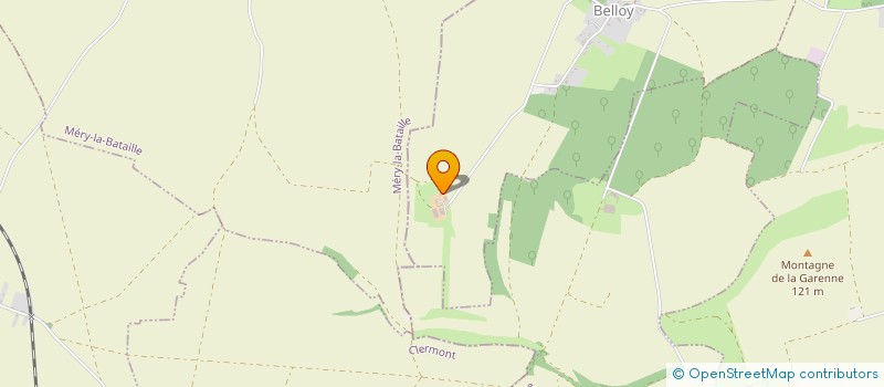 localisation de l'entreprise EARL FERME DE BAUCHEMONT  BELLOY