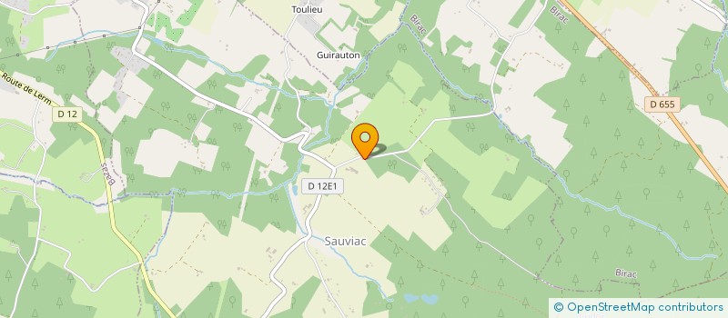 localisation de l'entreprise EARL FERME DE BELLE RIVE  SAUVIAC