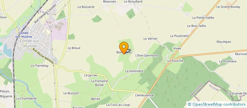 localisation de l'entreprise EARL FERME DE BONNISEAU à SABLONS-SUR-HUISNE