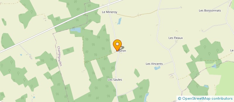 localisation de l'entreprise EARL FERME DE BOURON à CHAMPIGNELLES