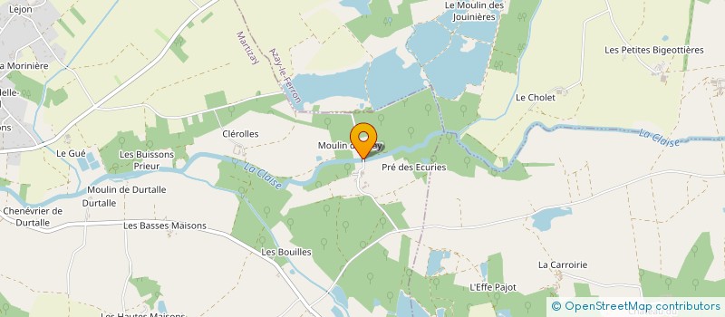 localisation de l'entreprise EARL FERME DE BRAY à MARTIZAY