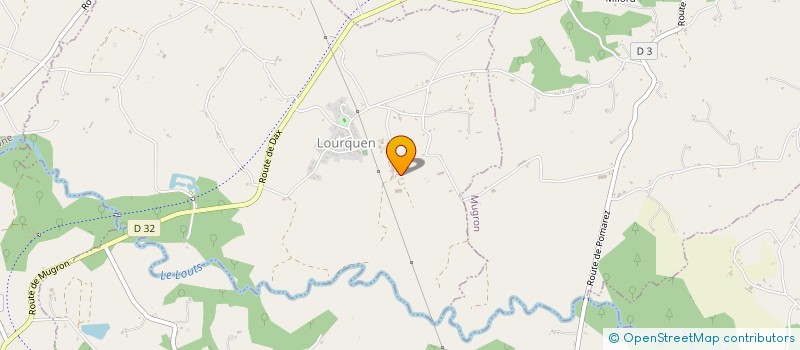 localisation de l'entreprise EARL FERME DE CAPUCH  LOURQUEN