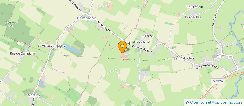 localisation de l'entreprise EARL FERME DE FONTAINE ROSE à AGY