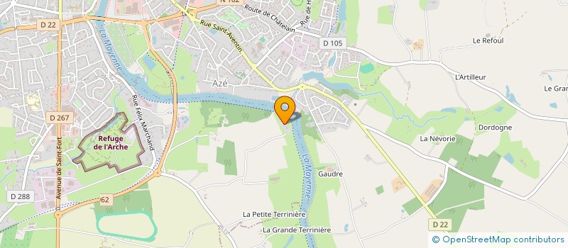 localisation de l'entreprise EARL FERME DE GAUDRE à CHATEAU-GONTIER-SUR-MAYENNE