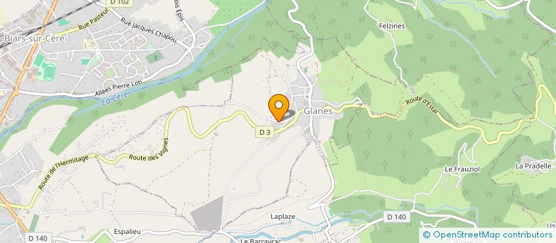 localisation de l'entreprise EARL FERME DE GLAYROL à GIRAC