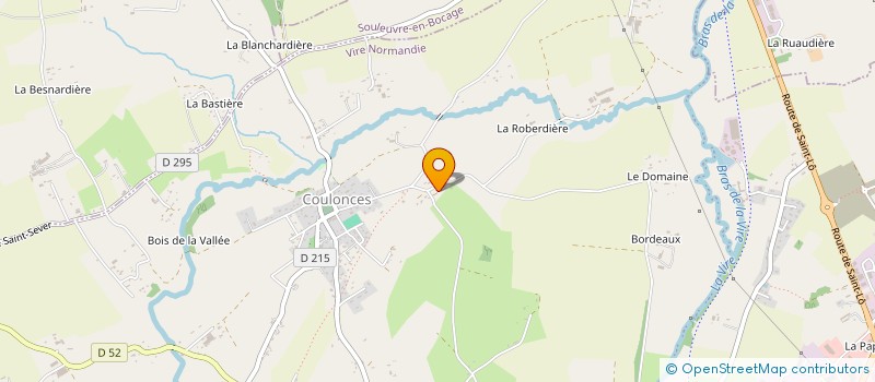 localisation de l'entreprise EARL FERME DE GROULT à VIRE-NORMANDIE