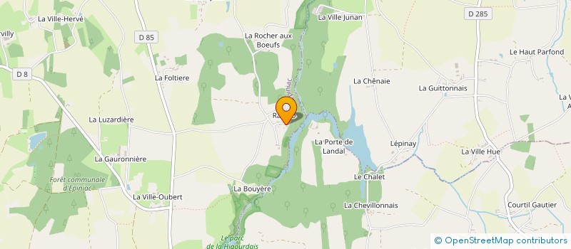 localisation de l'entreprise EARL FERME DE L'ANE DE GOUTTIERE  EPINIAC