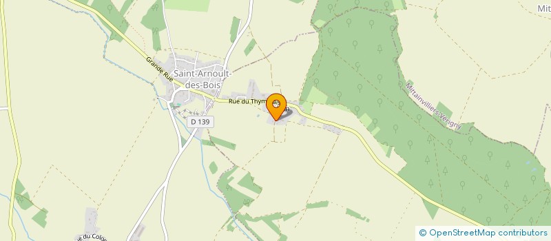 localisation de l'entreprise EARL FERME DE L'ARCHE A MULET à FONTAINE-LA-GUYON