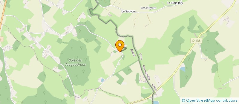 localisation de l'entreprise EARL FERME DE L'ORME  CORMES