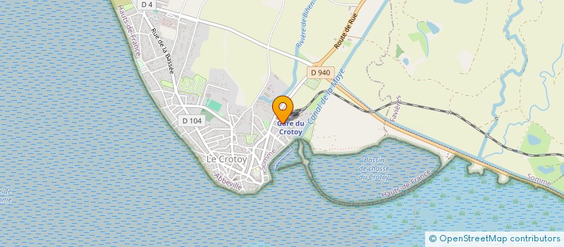 localisation de l'entreprise EARL FERME DE LA BAIE DE SOMME à LE CROTOY