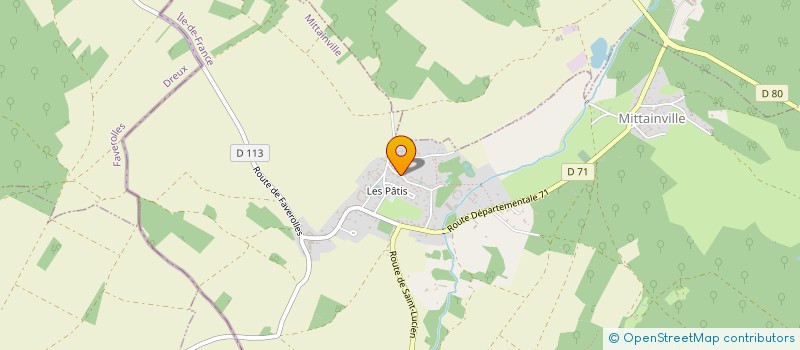 localisation de l'entreprise EARL FERME DE LA GRENOUILLERE  MITTAINVILLE