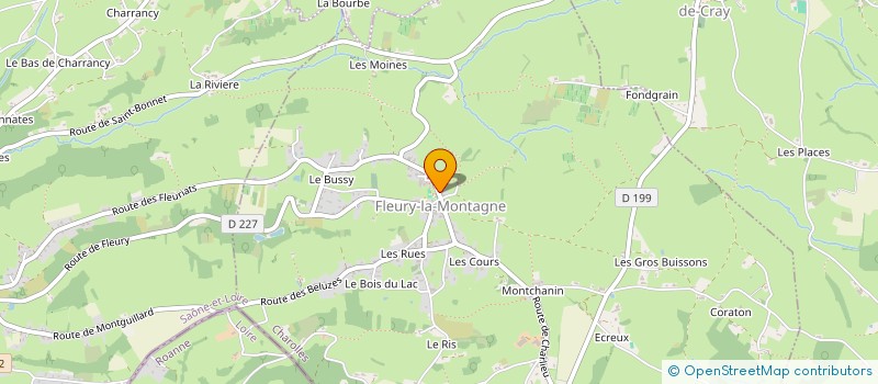 localisation de l'entreprise EARL FERME DE LA MARJOLAINE à IGUERANDE