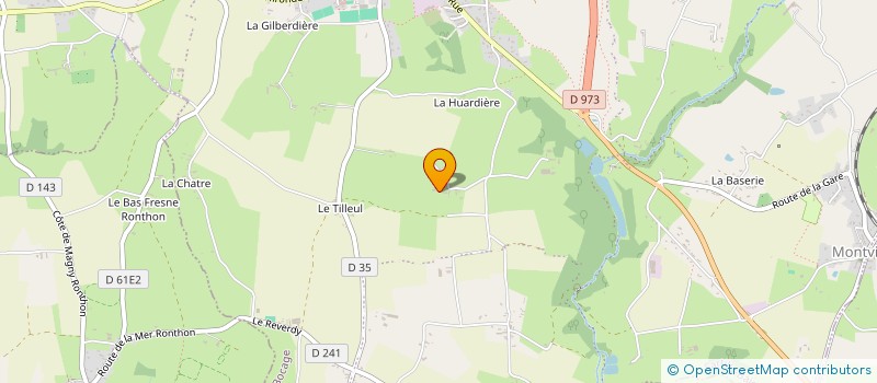 localisation de l'entreprise EARL FERME DE LA MORICIERE à SARTILLY-BAIE-BOCAGE