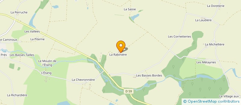 localisation de l'entreprise EARL FERME DE LA RABINIERE à BETZ-LE-CHATEAU