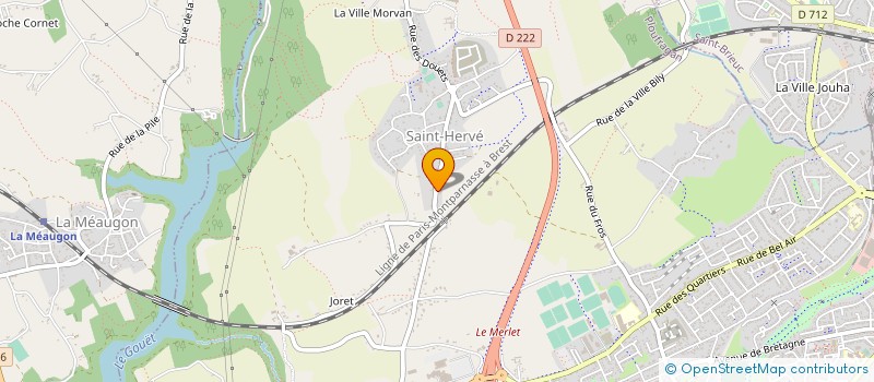 localisation de l'entreprise EARL FERME DE LA ROSEE à PLOUFRAGAN