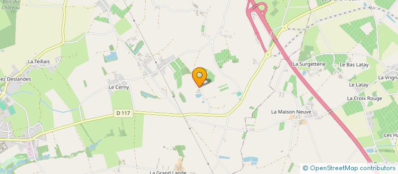localisation de l'entreprise EARL FERME DE LA SORDAIS à MONTBERT