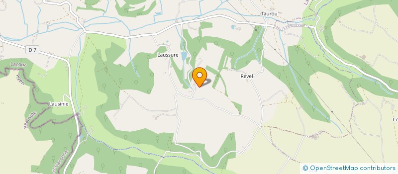 localisation de l'entreprise EARL FERME DE LACONTAL  TOUFFAILLES