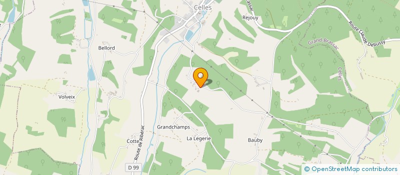 localisation de l'entreprise EARL FERME DE LAFAYAS  CELLES