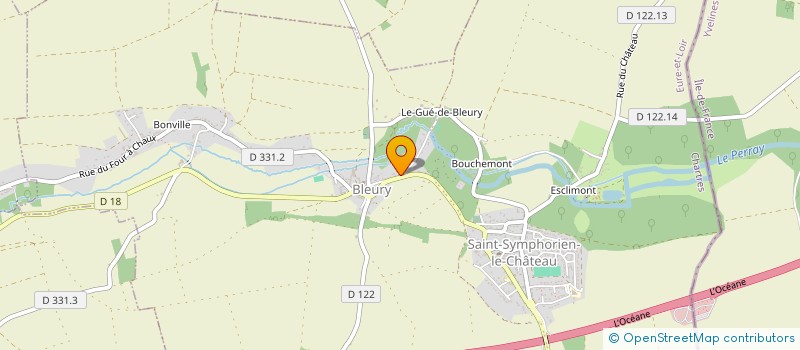 localisation de l'entreprise EARL FERME DE LEONTINE à AUNEAU-BLEURY-SAINT-SYMPHORIEN