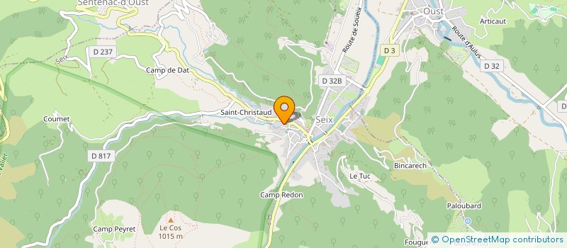 localisation de l'entreprise EARL FERME DE NAHORT à SEIX