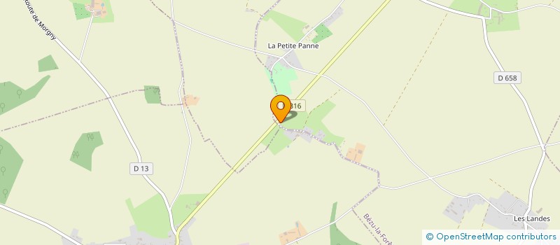 localisation de l'entreprise EARL FERME DE VAUROUX à BEZU LA FORET