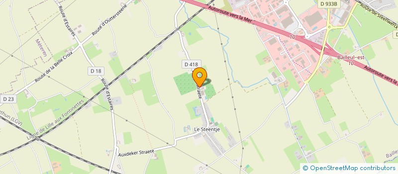 localisation de l'entreprise EARL FERME DEROO à BAILLEUL