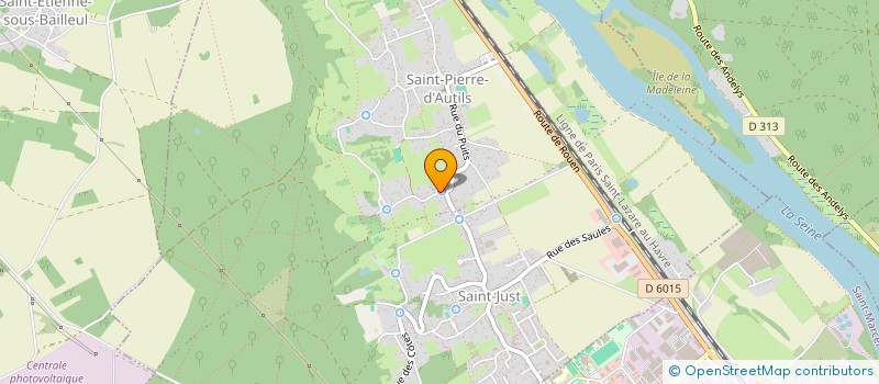 localisation de l'entreprise EARL FERME DES 3 SAINT PIERRE  LA CHAPELLE-LONGUEVILLE