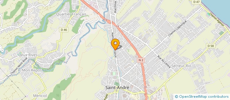 localisation de l'entreprise EARL FERME DES ARUMS à SAINT-ANDRE