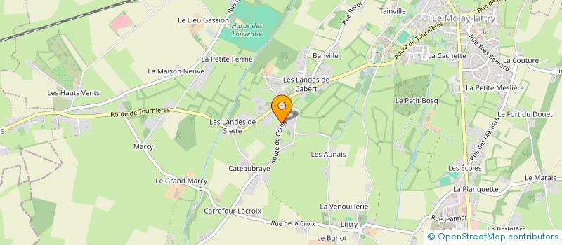 localisation de l'entreprise EARL FERME DES BOIS à CARTIGNY L'EPINAY