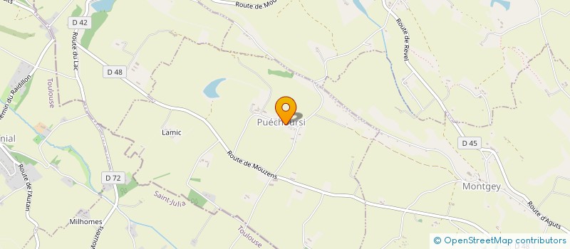 localisation de l'entreprise EARL FERME DES CLAUZOLLES à MAURENS-SCOPONT