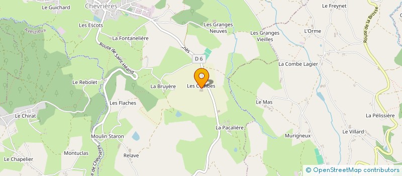 localisation de l'entreprise EARL FERME DES GLYCINES à CHEVRIERES
