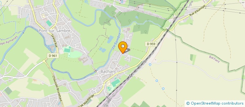 localisation de l'entreprise EARL FERME DU BEL AIR  BACHANT