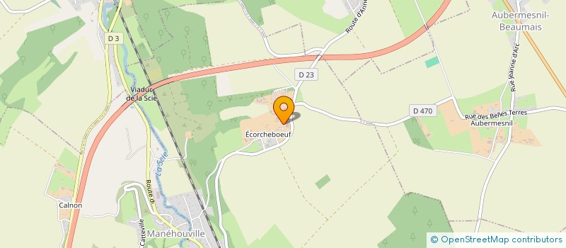 localisation de l'entreprise EARL FERME DU BOSQUET  ANNEVILLE-SUR-SCIE