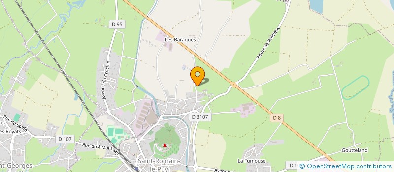 localisation de l'entreprise EARL FERME DU BOST à SAINT-ROMAIN-LE-PUY