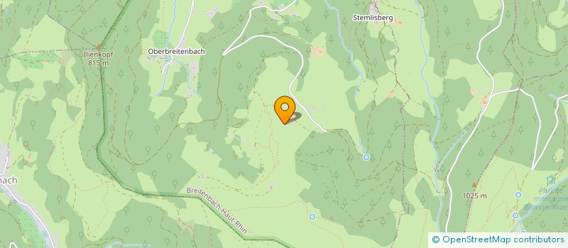 localisation de l'entreprise EARL FERME DU LAMEYSBERG à BREITENBACH-HAUT-RHIN