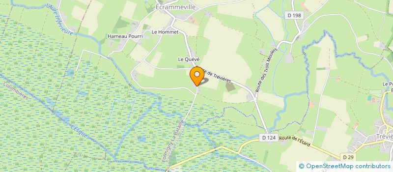 localisation de l'entreprise EARL FERME DU MESNIL à BRICQUEVILLE