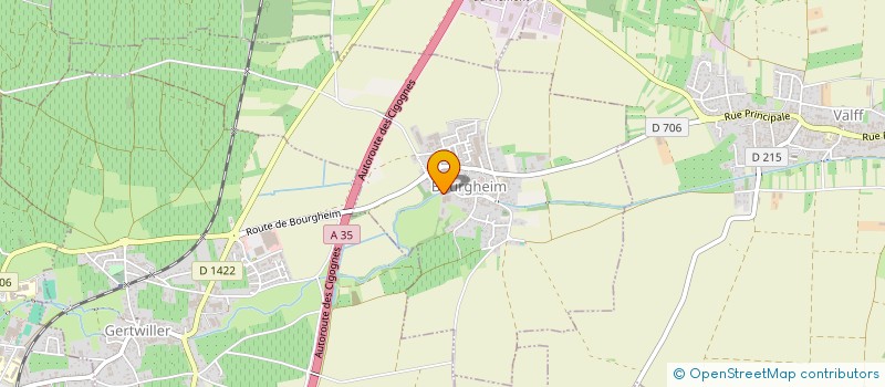 localisation de l'entreprise EARL FERME DU MOULIN  BOURGHEIM