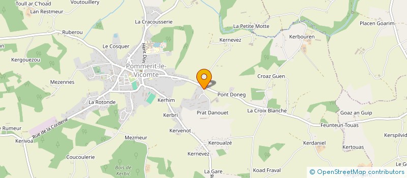 localisation de l'entreprise EARL FERME DU PERE VAUDRY à POMMERIT-LE-VICOMTE
