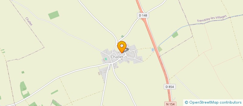localisation de l'entreprise EARL FERME DUPUY à CHALLET