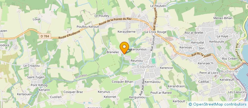 localisation de l'entreprise EARL FERME ELAWEN  AUDIERNE