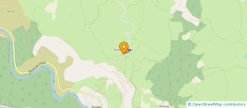 localisation de l'entreprise EARL FERME EQUESTRE DE NISSOULOGRES  GORGES DU TARN CAUSSES