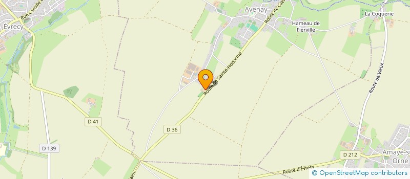 localisation de l'entreprise EARL FERME HARDOUIN  EVRECY