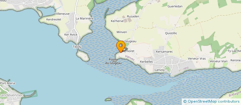 localisation de l'entreprise EARL FERME MARINE DE L'ILE D'ARUN  HANVEC