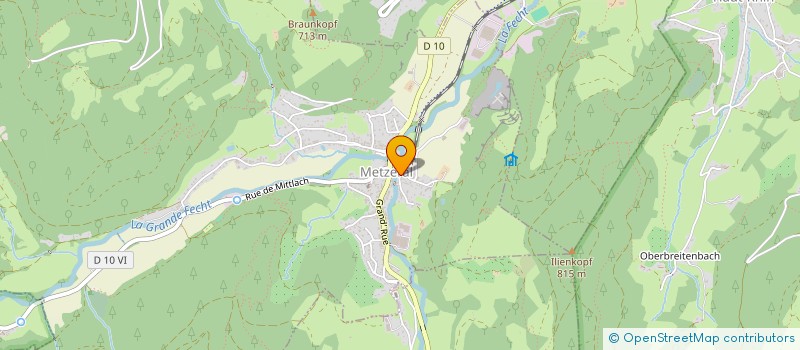 localisation de l'entreprise EARL FERME MATTER à METZERAL